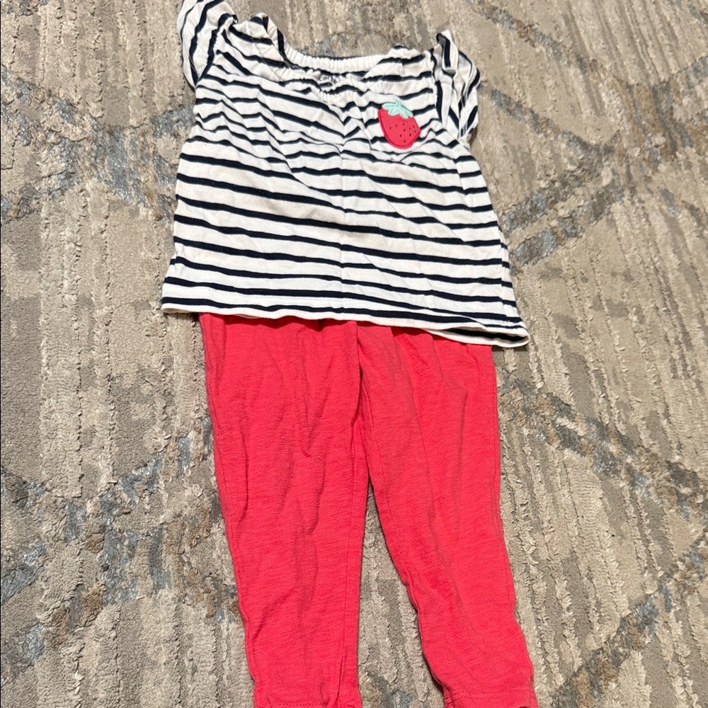 Carter's Navy Striped Baby Top
